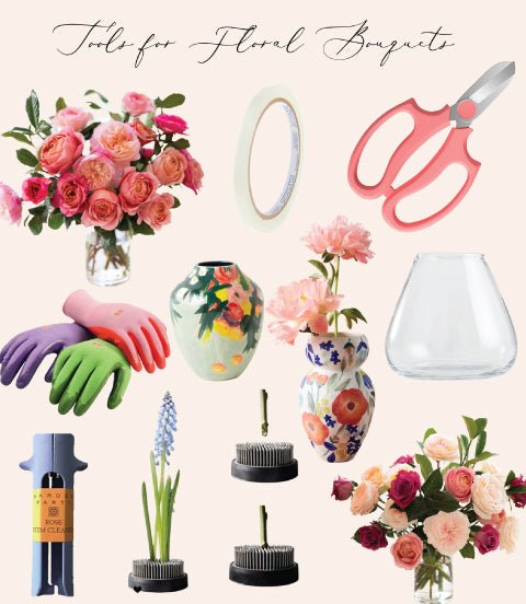 Tools for Processing and Arranging your Garden Roses - Grace Rose Farm