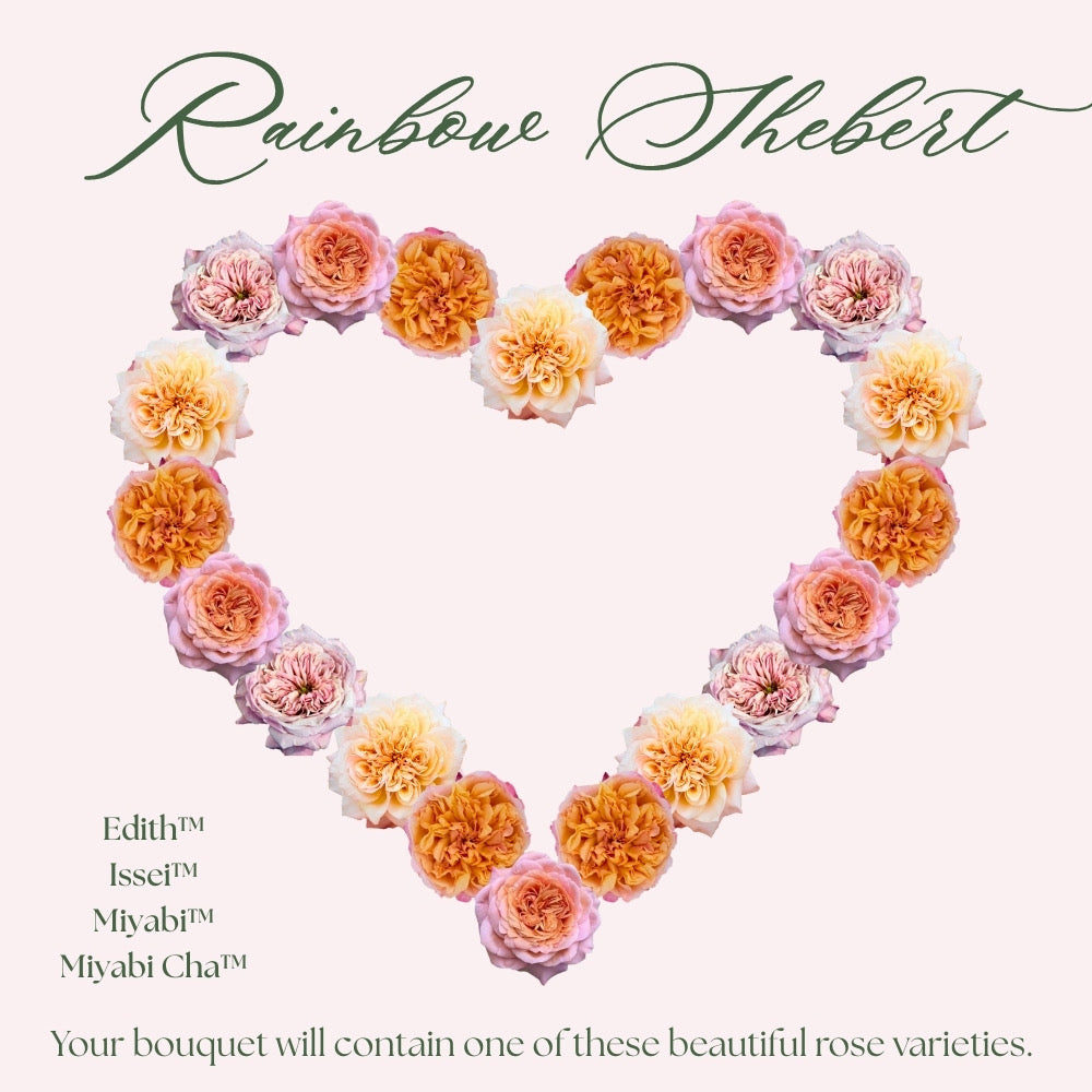 Rainbow Sherbet Valentine's Day Bouquet