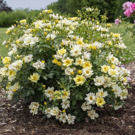Ribbons of Roses™ Bundles of Bare Root Roses - Lemon Drift® - Pack of 10