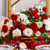 Scarlet and Snow Holiday Bouquet