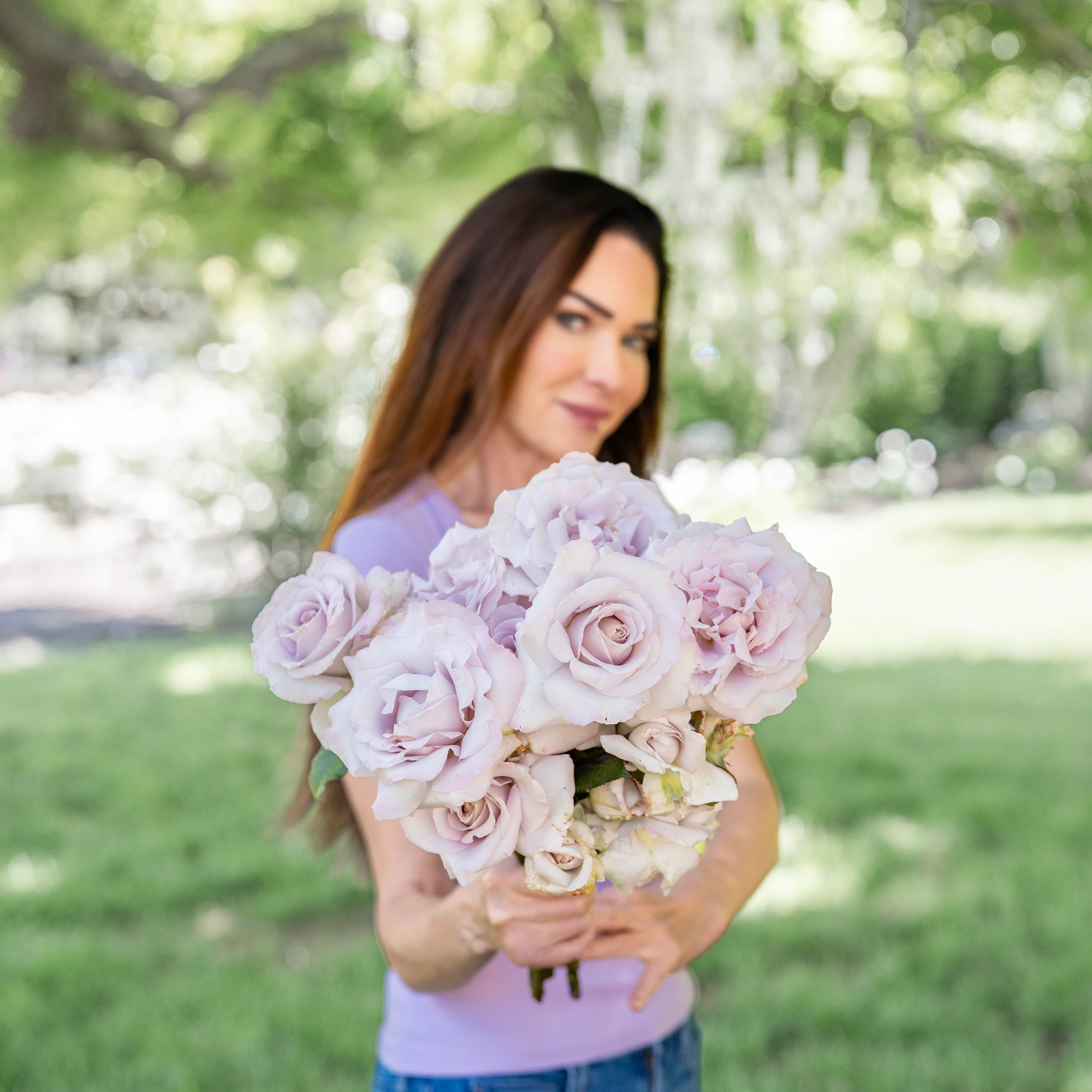 Stainless Steel ™ Potted Rose Bush
