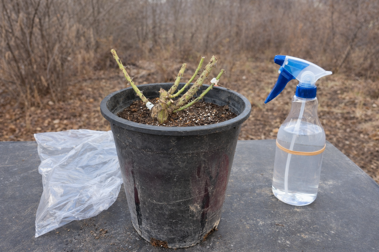Sweating Bare Root Roses and How to Know if There's Still Hope For Your Dormant Bare Root Rose