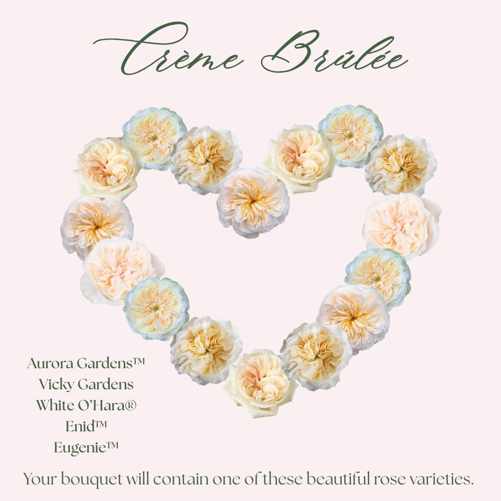 Crème Brûlée Valentine's Day Bouquet