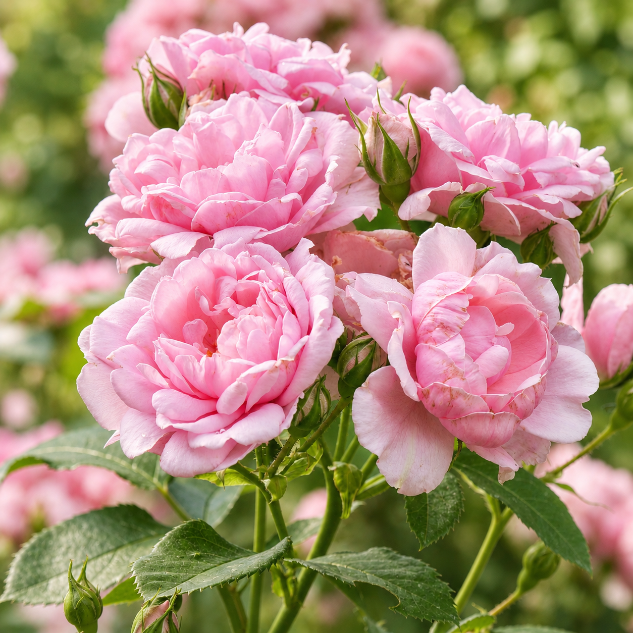 Proven Winners® Reminiscent® Pink Potted Rose Bush