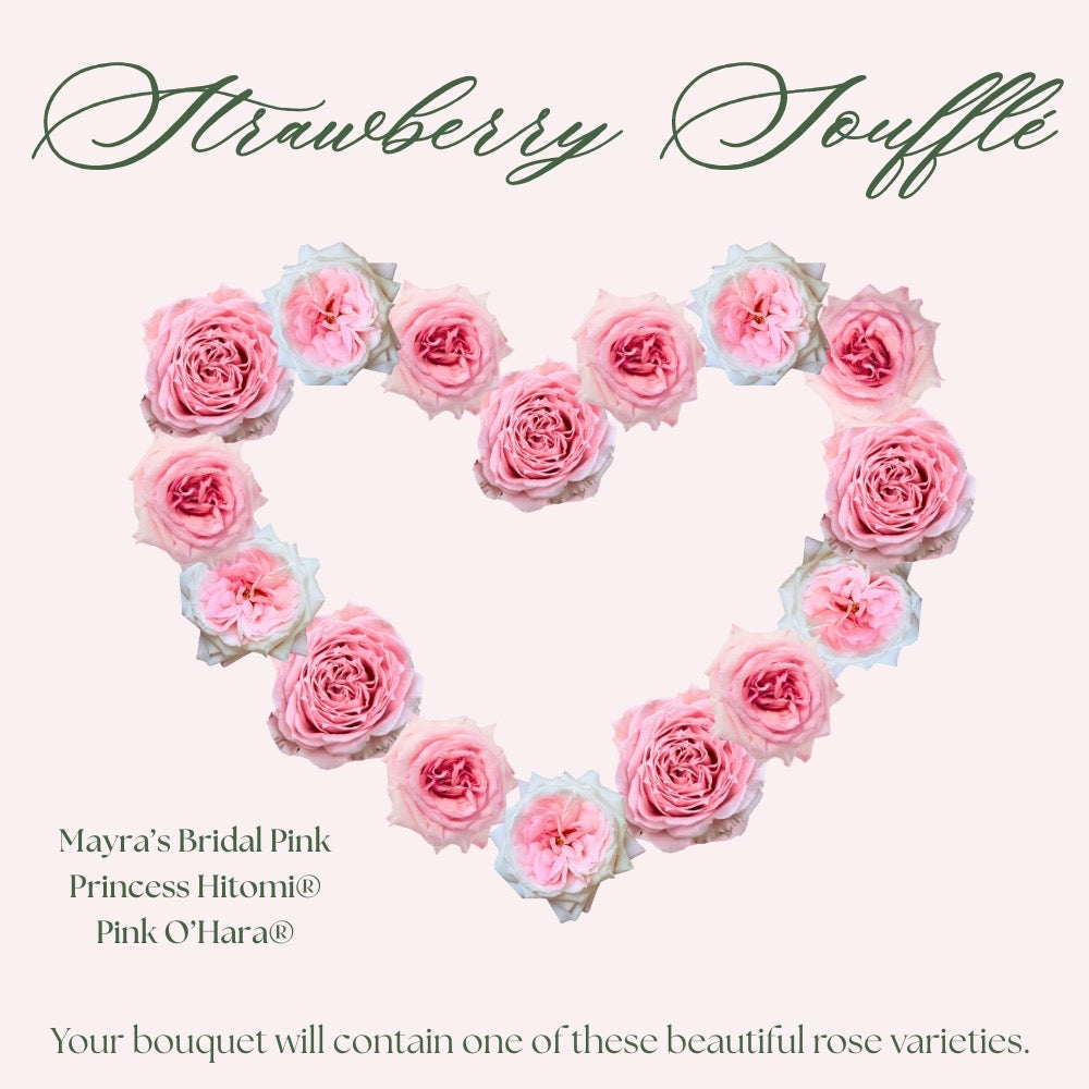 Strawberry Souffle Valentine's Day Bouquet