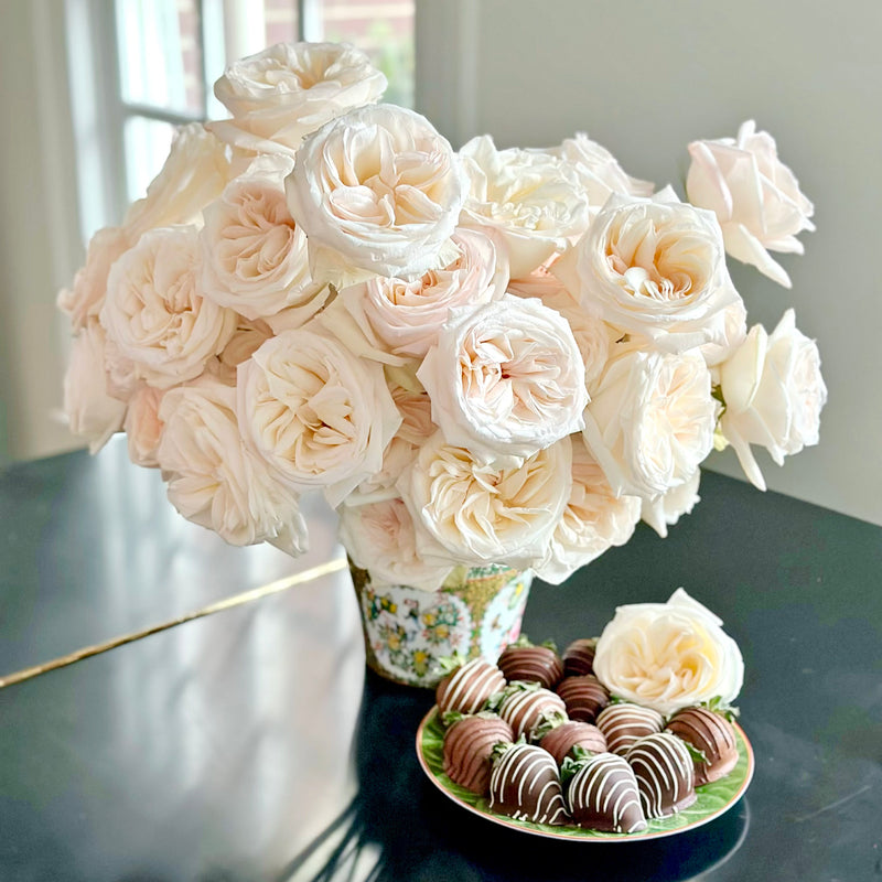 Porcelain Opulence Bouquet & Berries