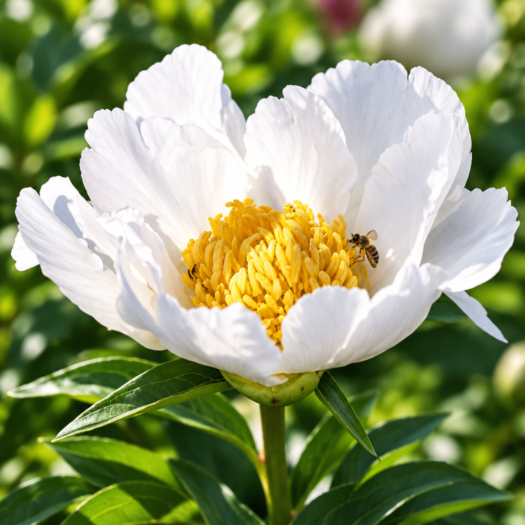 Peony Krinkled White- Peony Bulbs