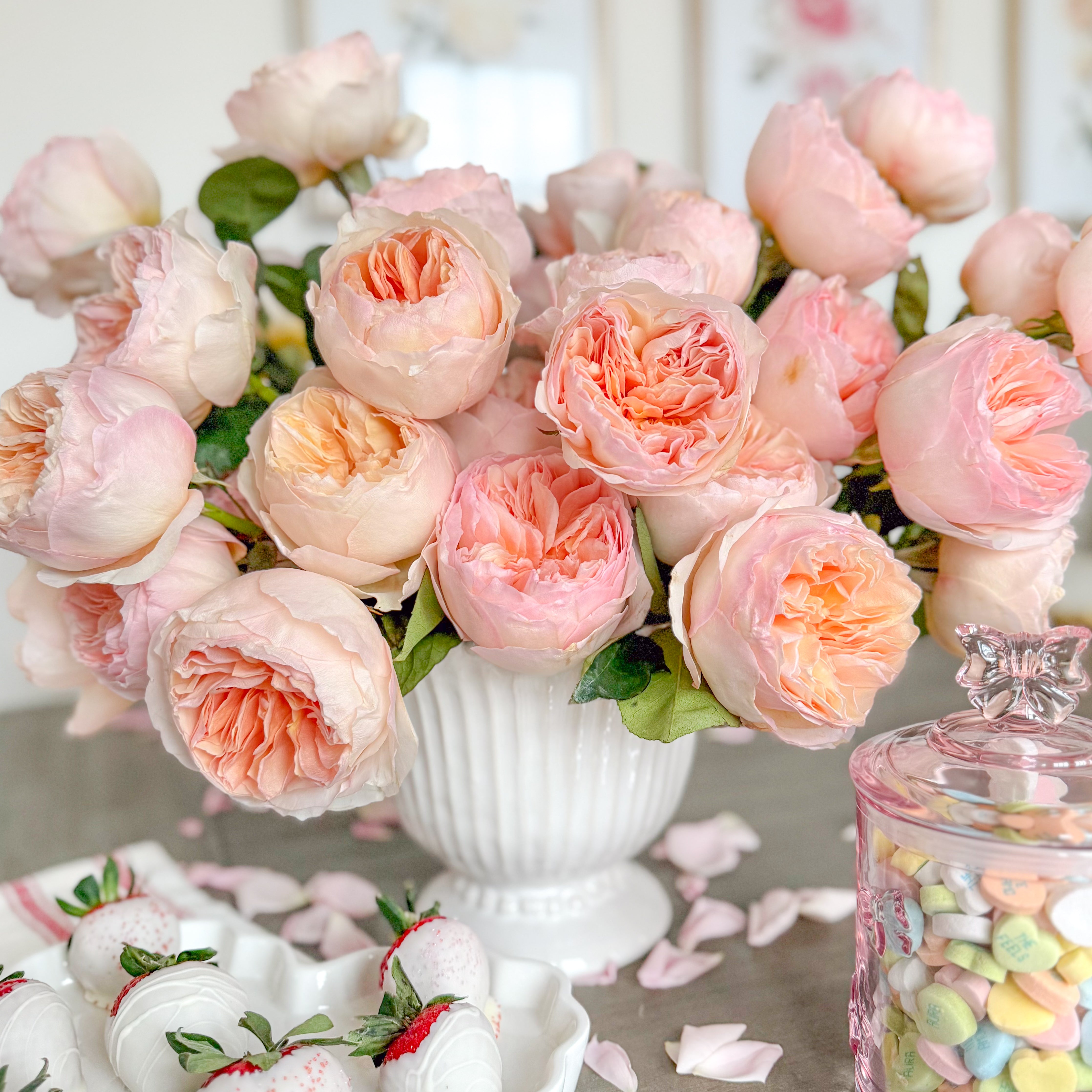 Peach Bellini Valentine's Day Bouquet